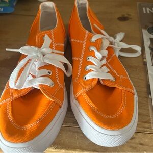 ANNA New York Orange and White Sneakers